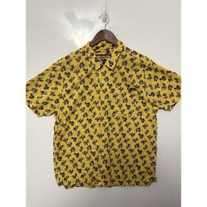 Mens Cinch Gold Donkey Camp Shirt S/S Size Medium